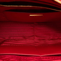 Prada Bicolor Saffiano Vernice Satchel
