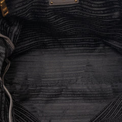 Prada Bicolor Vitello Daino Open Convertible Tote