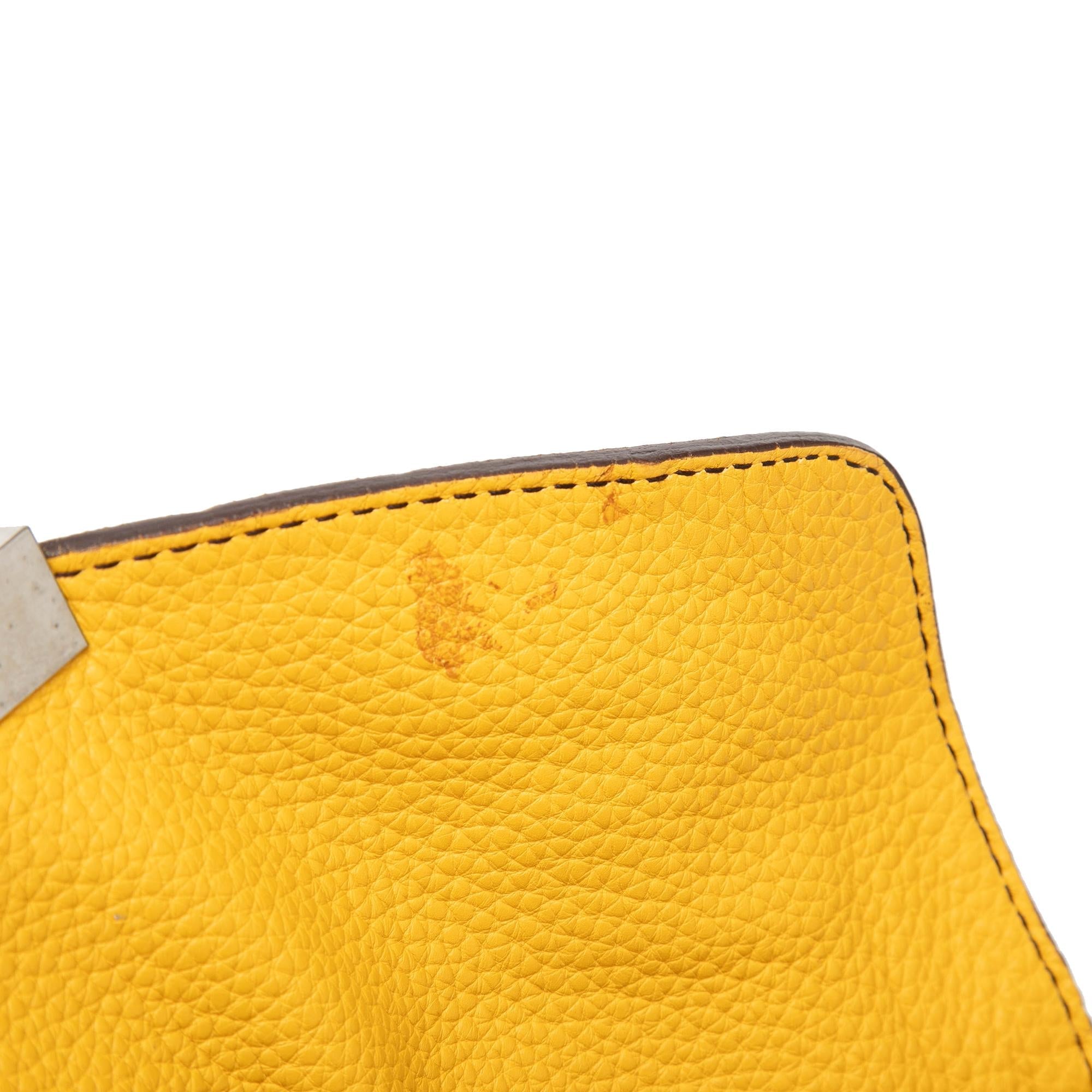 Prada Bicolor Vitello Daino Pushlock Flap Bag
