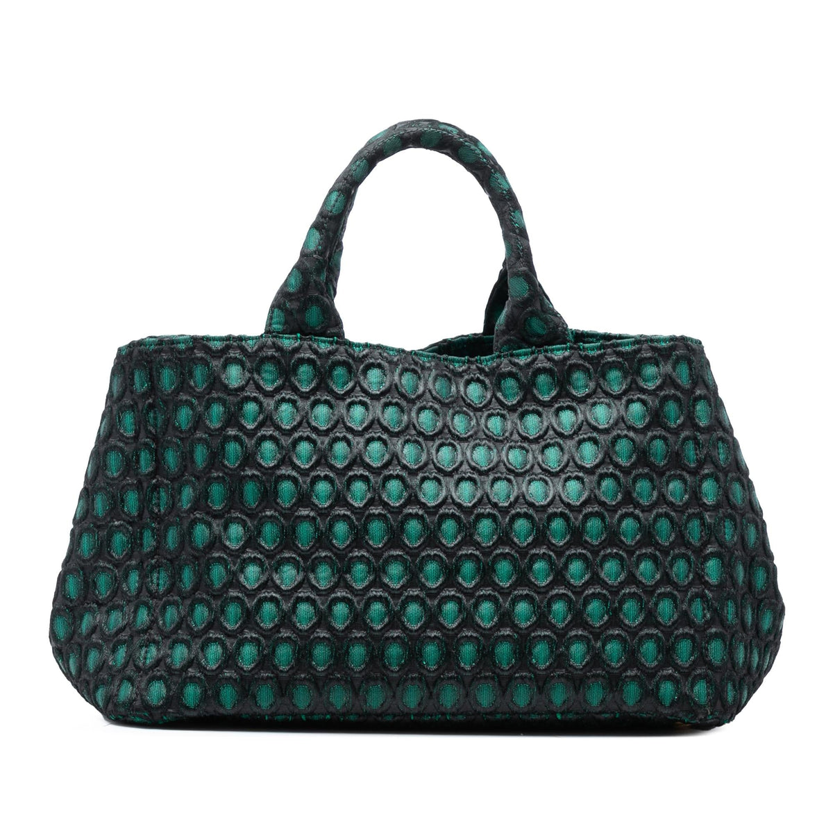 Prada Broccato Canapa Satchel
