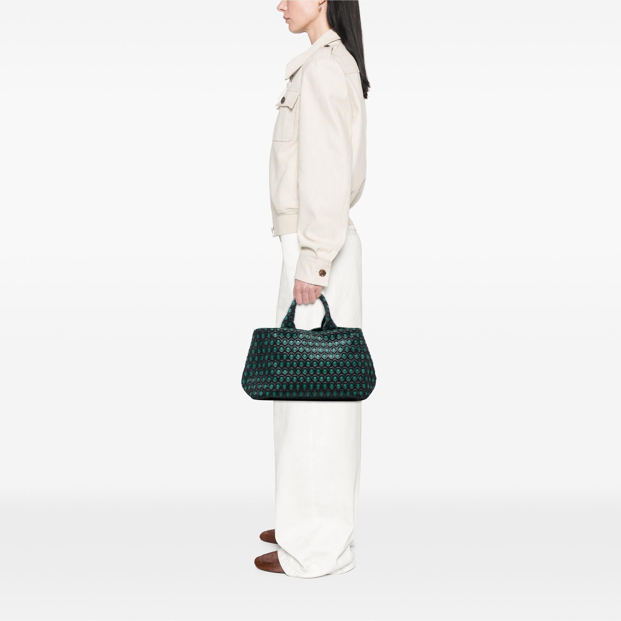 Prada Broccato Canapa Satchel