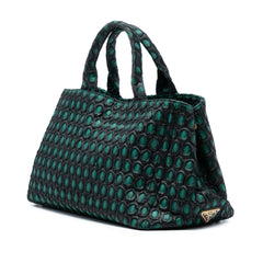 Prada Broccato Canapa Satchel