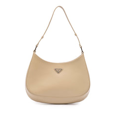 Prada Brushed Leather Cleo Shoulder Bag