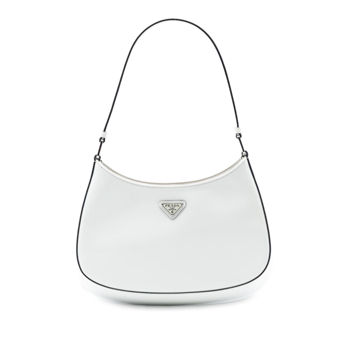 Prada Brushed Leather Cleo Shoulder Bag