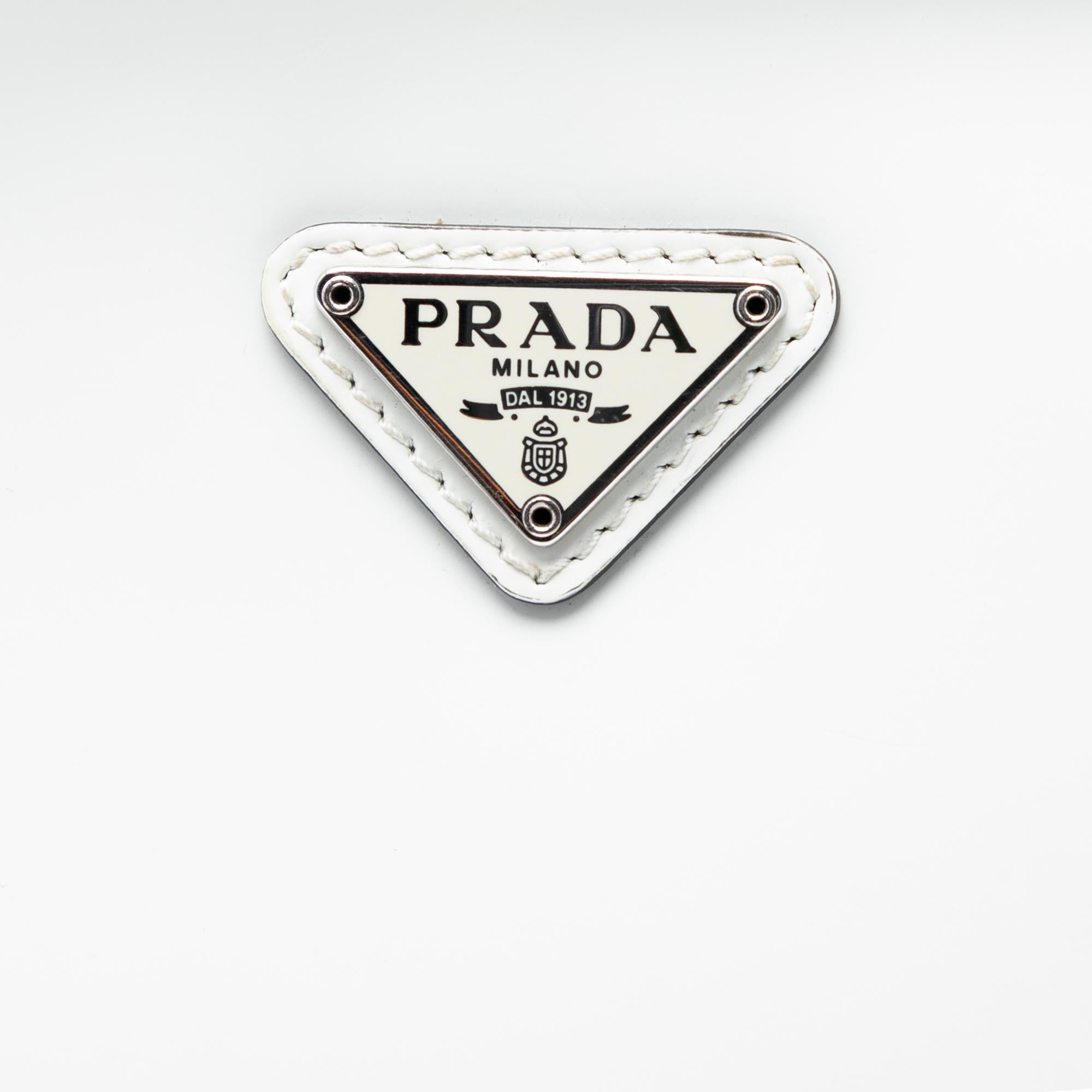 Prada Brushed Leather Cleo Shoulder Bag