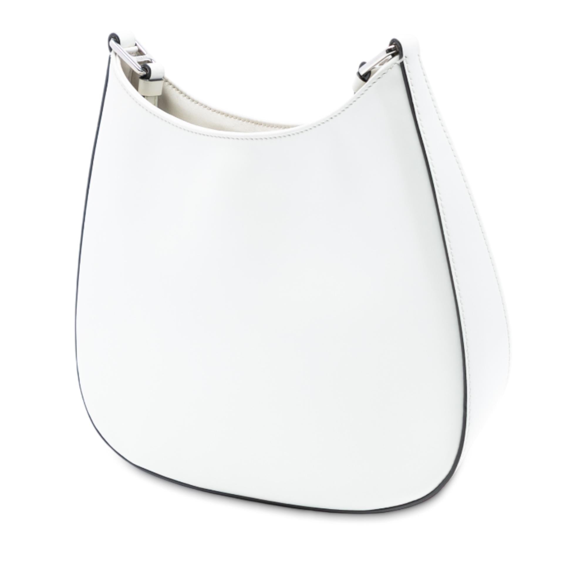 Prada Brushed Leather Cleo Shoulder Bag