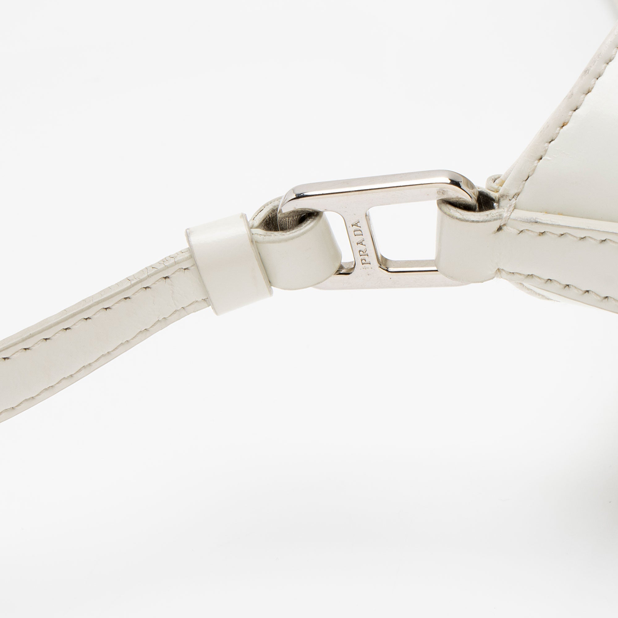 Prada Brushed Leather Cleo Shoulder Bag