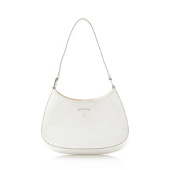 Prada Brushed Leather Cleo Shoulder Bag
