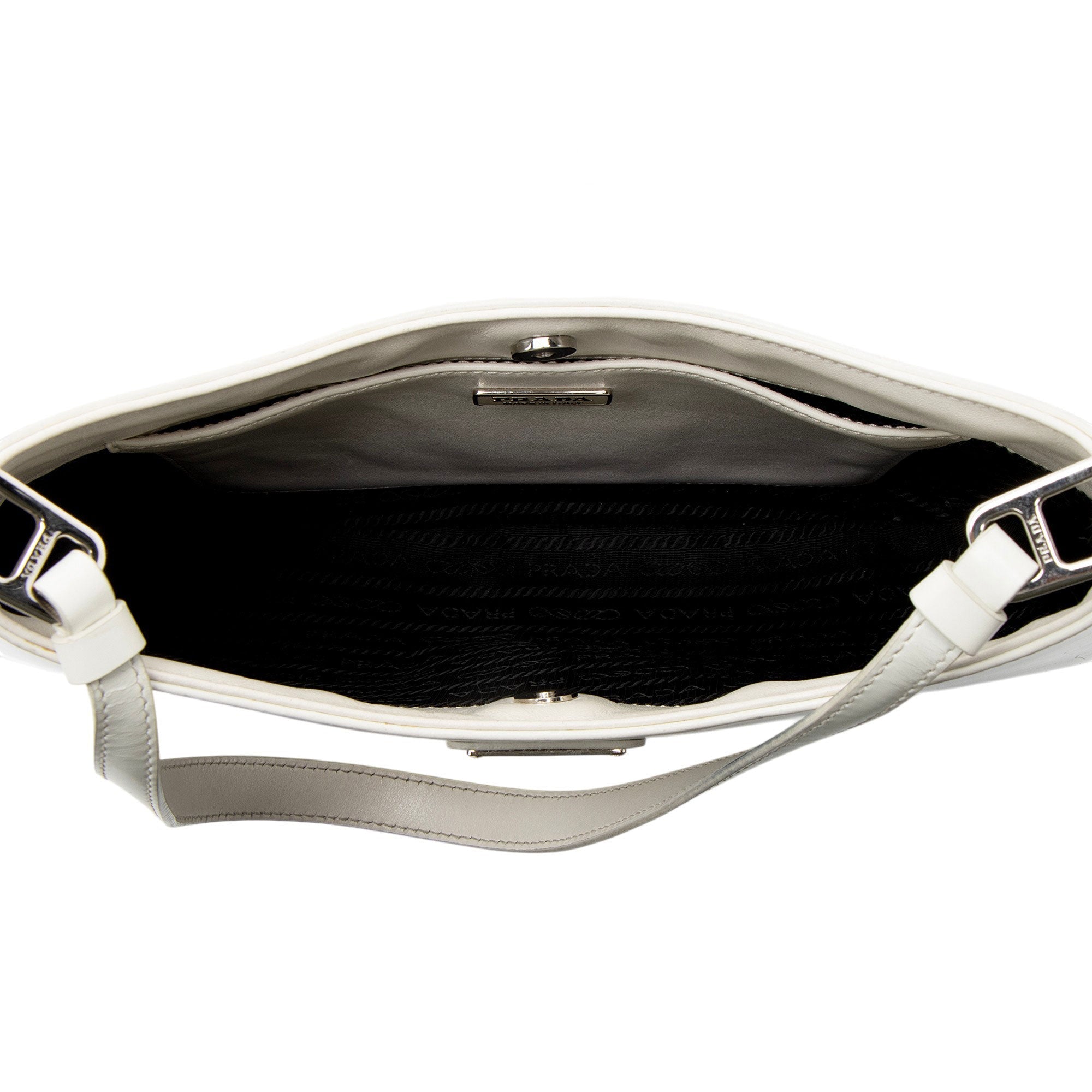 Prada Brushed Leather Cleo Shoulder Bag