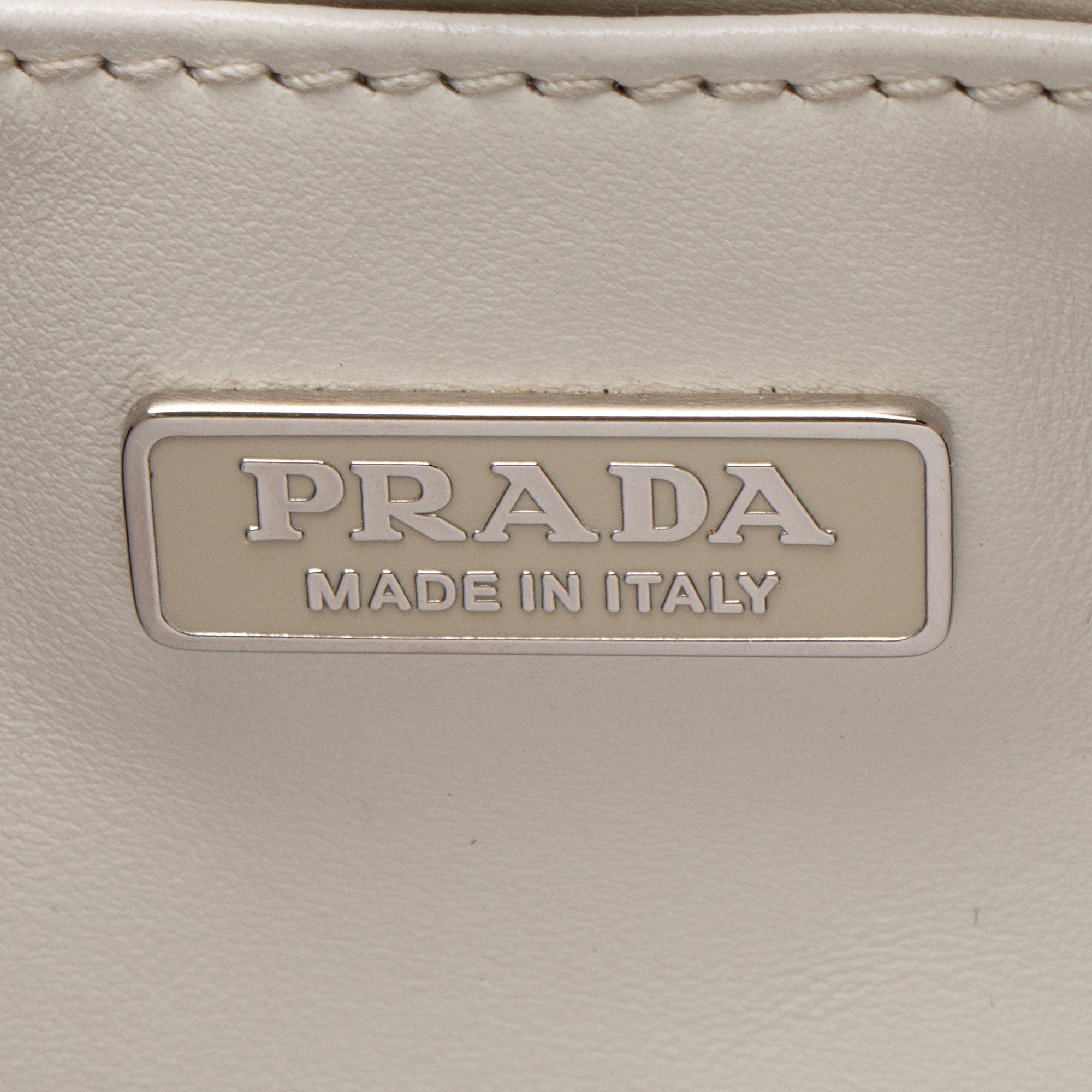 Prada Brushed Leather Cleo Shoulder Bag