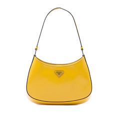 Prada Brushed Leather Cleo Shoulder Bag