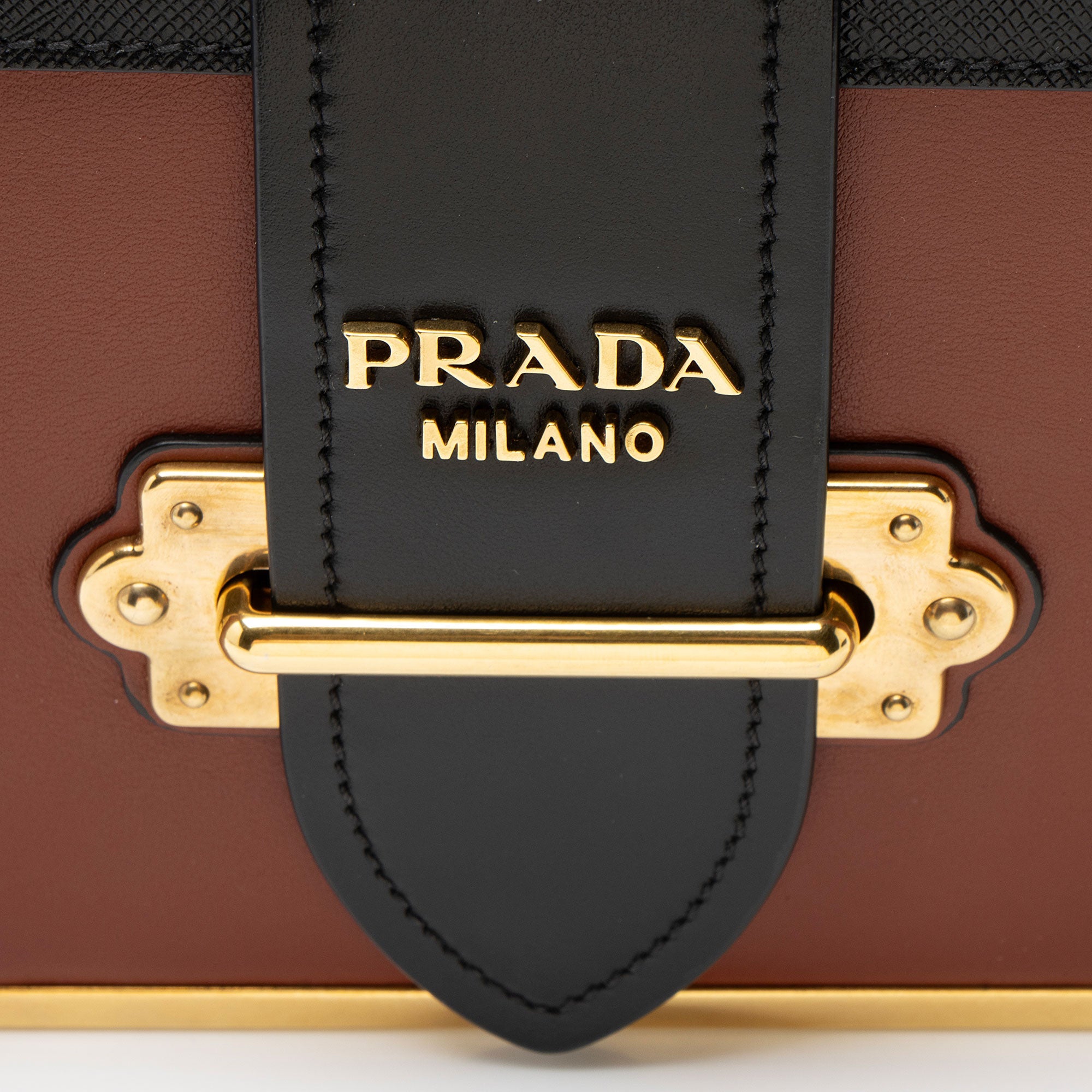 Prada Calfskin Cahier Shoulder Bag