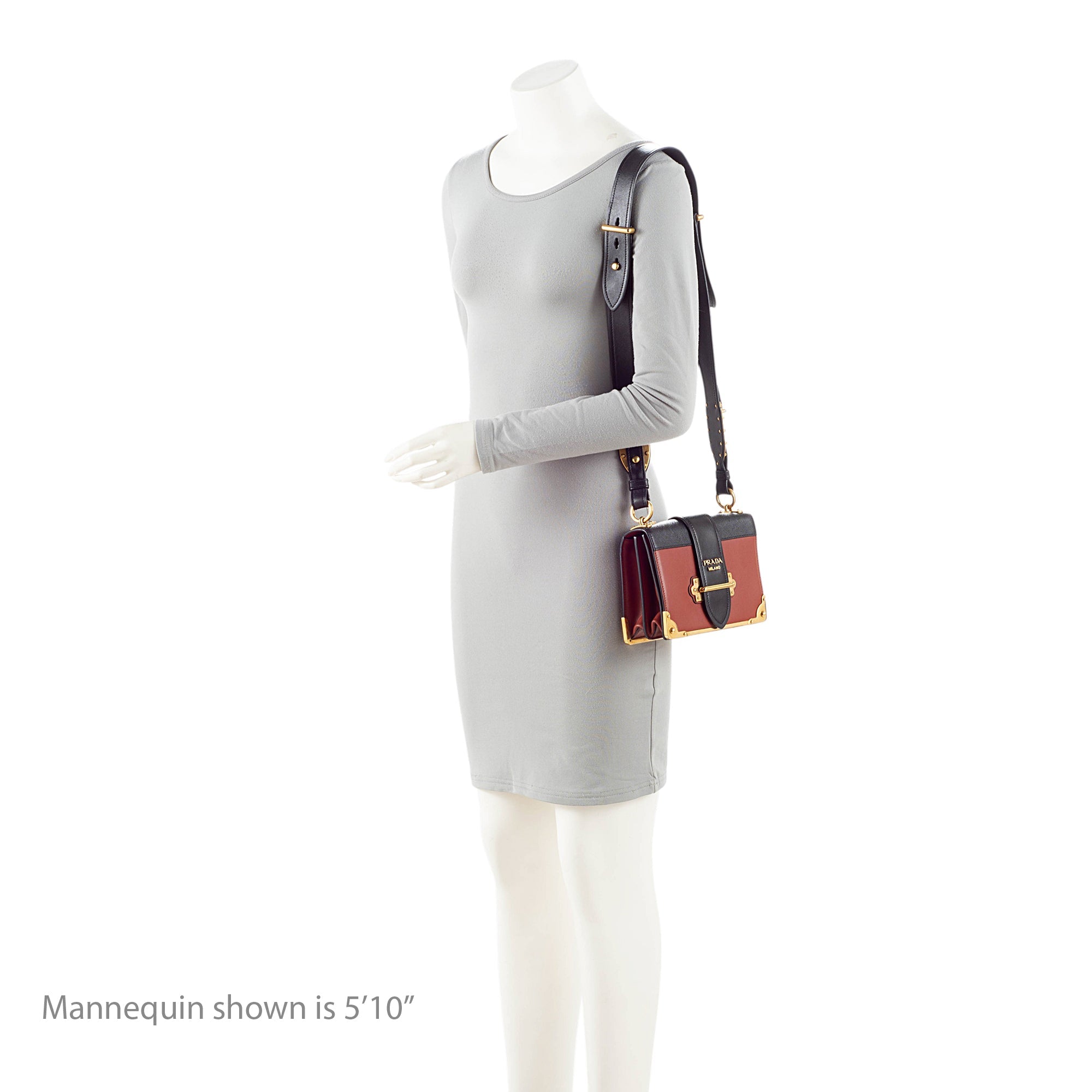 Prada Calfskin Cahier Shoulder Bag