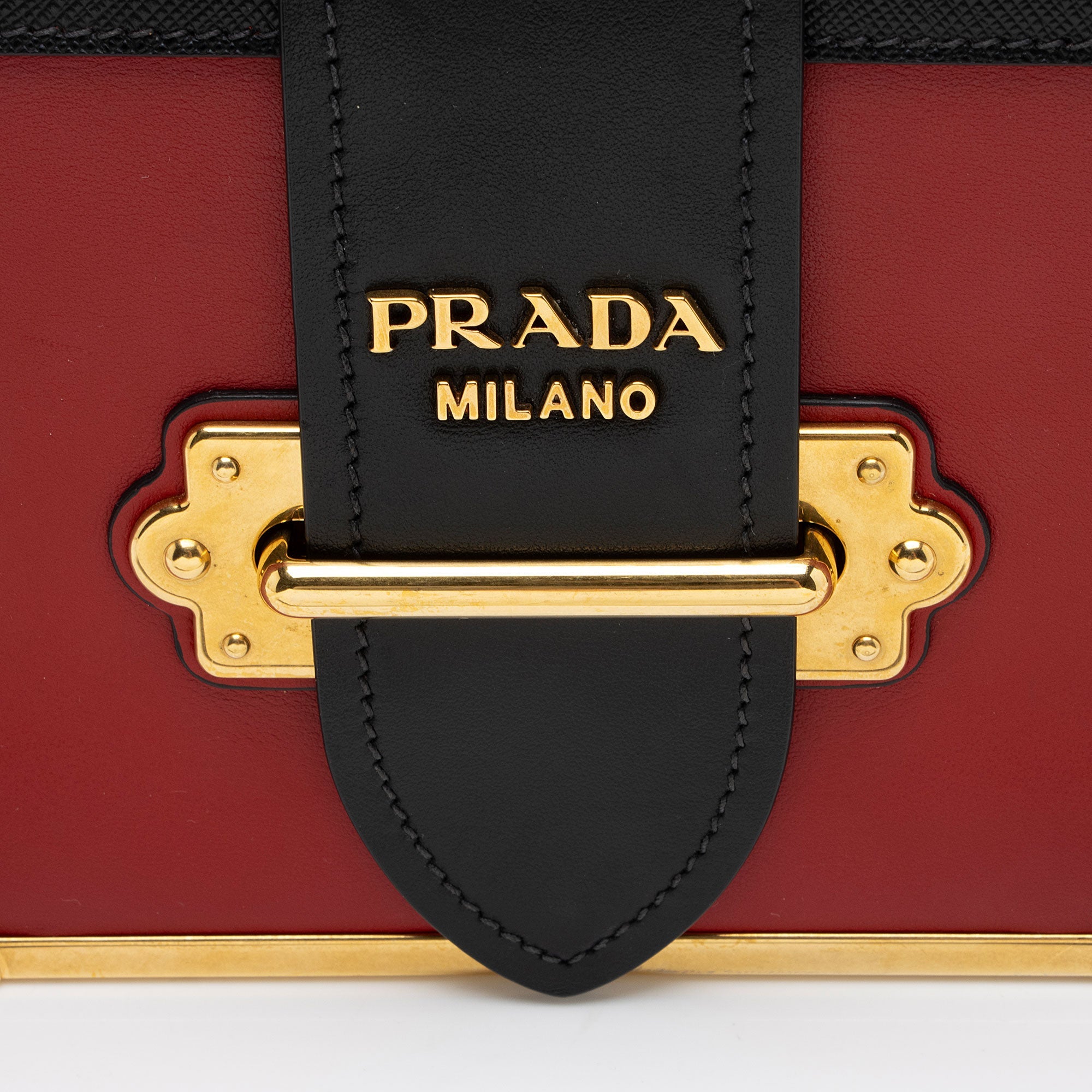 Prada Calfskin Cahier Shoulder Bag