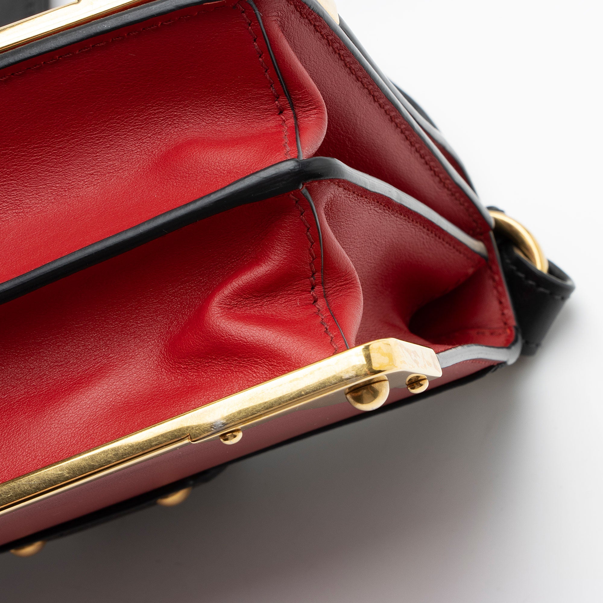 Prada Calfskin Cahier Shoulder Bag