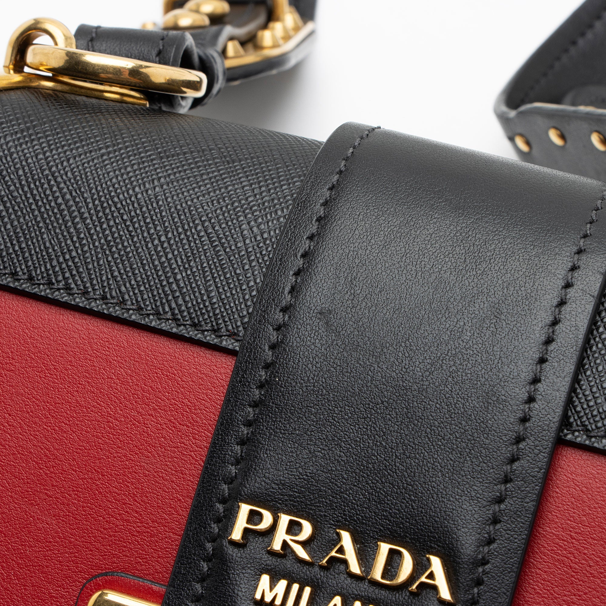 Prada Calfskin Cahier Shoulder Bag