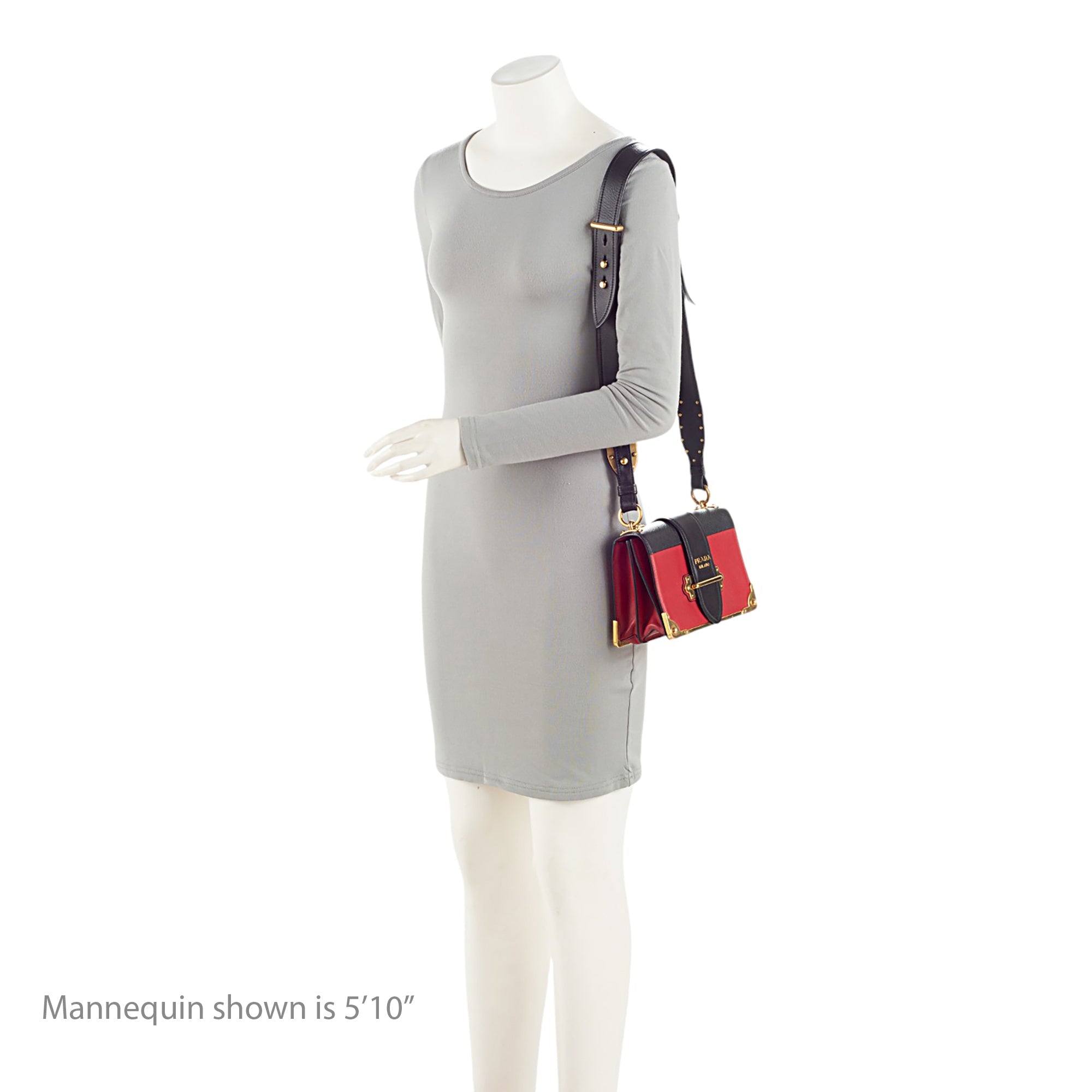 Prada Calfskin Cahier Shoulder Bag