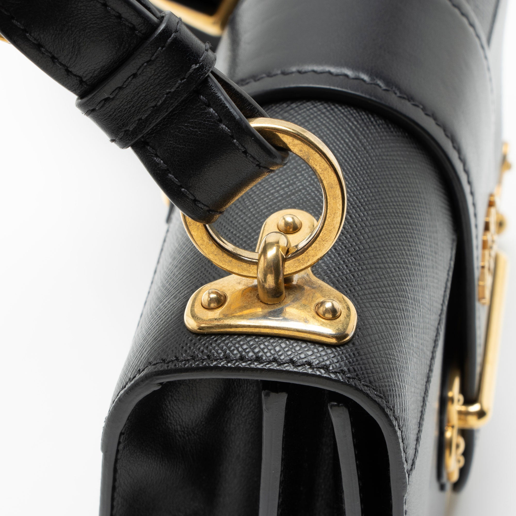 Prada Calfskin Cahier Shoulder Bag