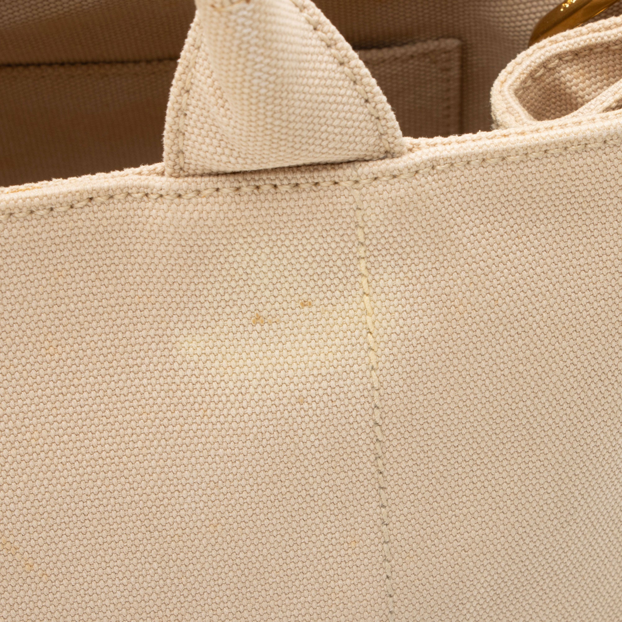 Prada Canapa Crystal Studded Tote