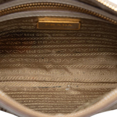 Prada Canvas Canapa Logo Bow Crossbody