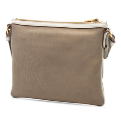 Prada Canvas Canapa Logo Bow Crossbody