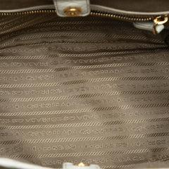 Prada Canvas Canapa Logo Bow Satchel