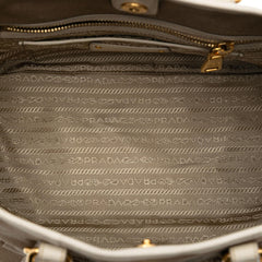 Prada Canvas Canapa Logo Bow Satchel