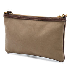 Prada Canvas Canapa Logo Bow Shoulder Bag