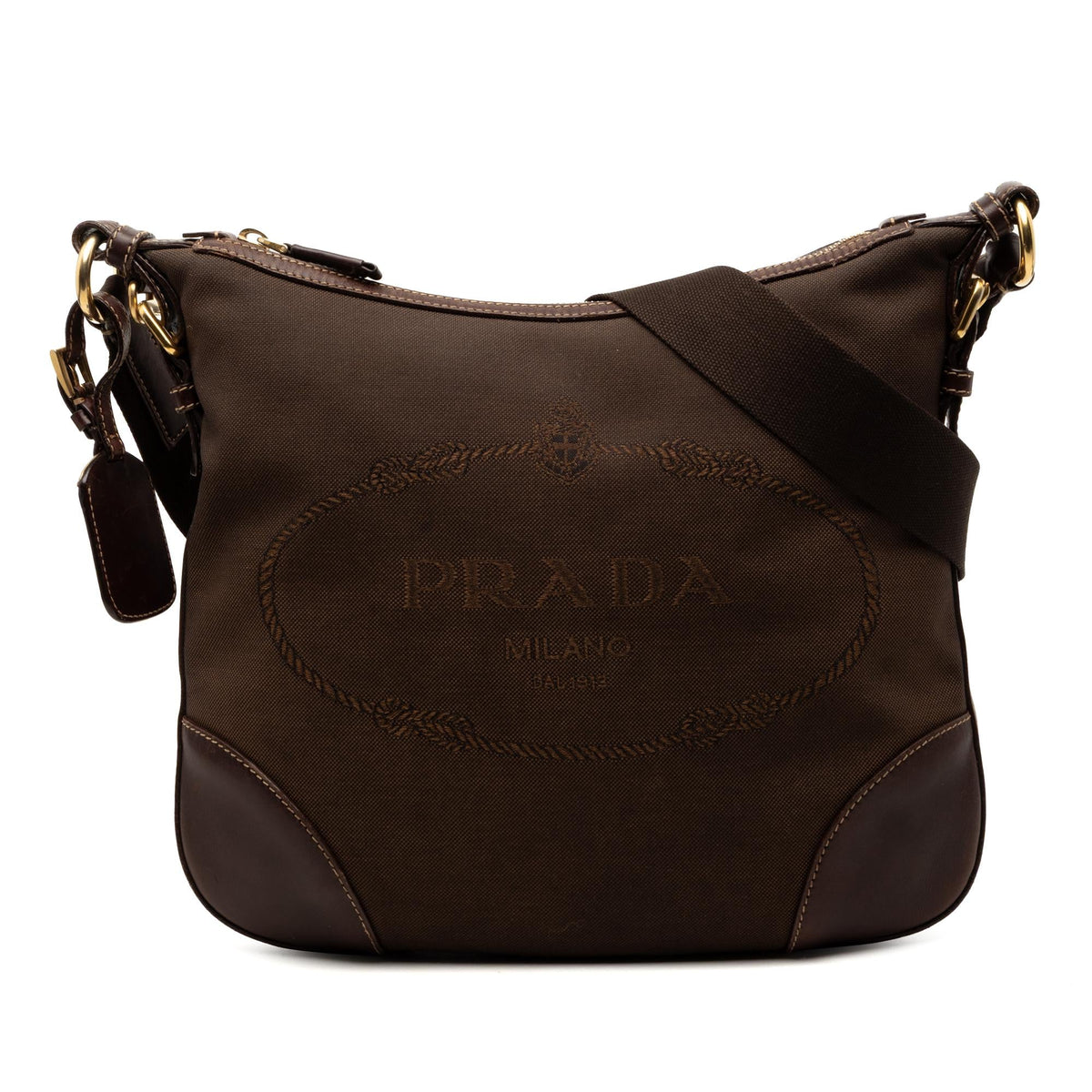 Prada Canvas Canapa Logo Crossbody