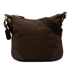 Prada Canvas Canapa Logo Crossbody
