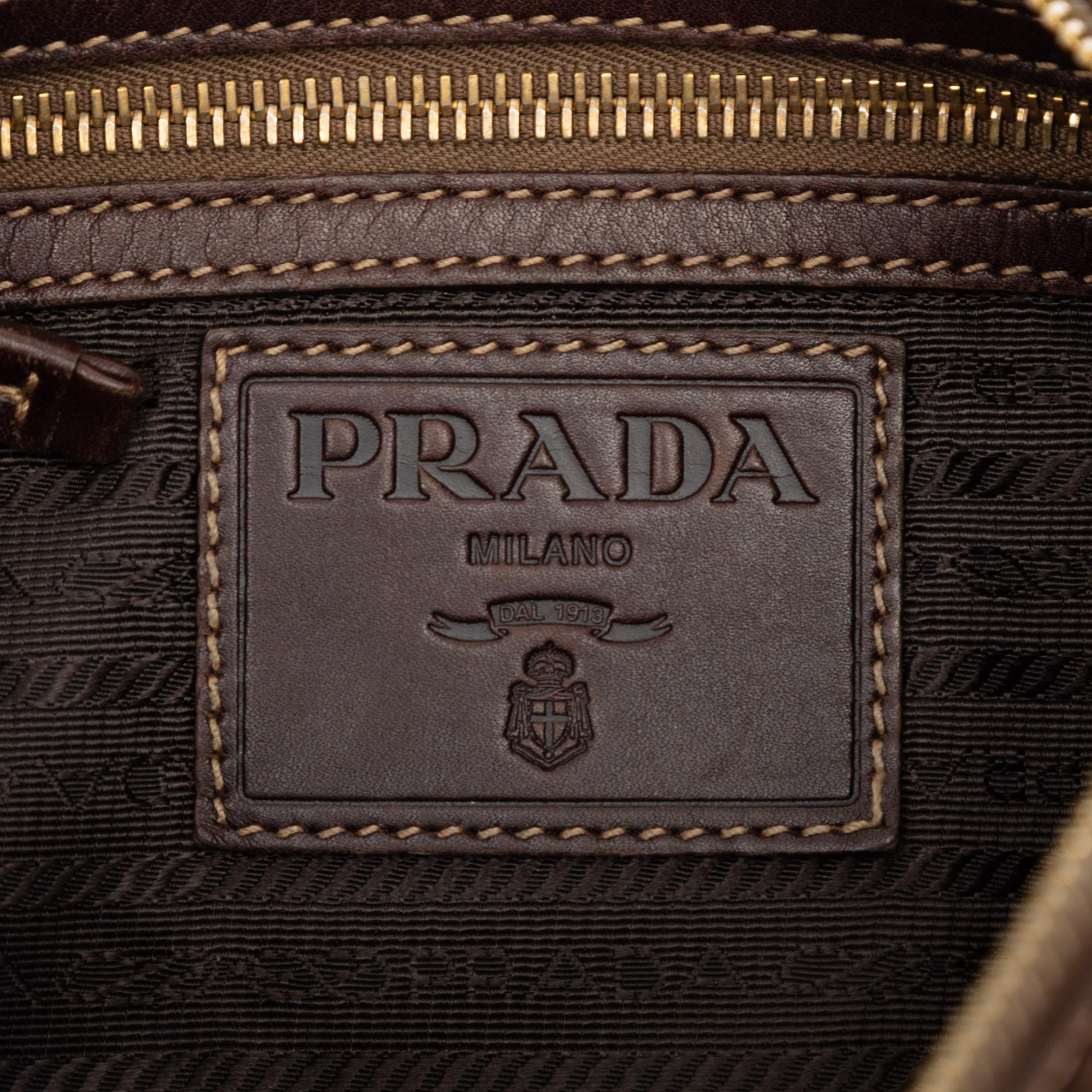 Prada Canvas Canapa Logo Crossbody
