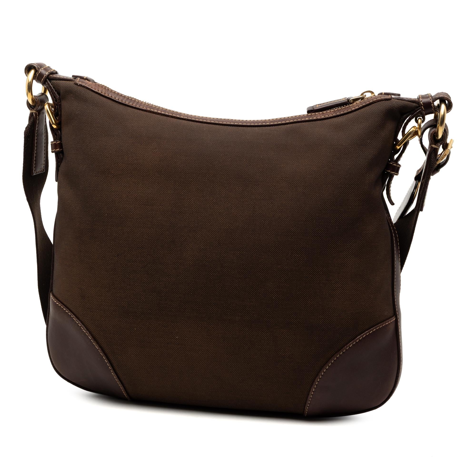 Prada Canvas Canapa Logo Crossbody