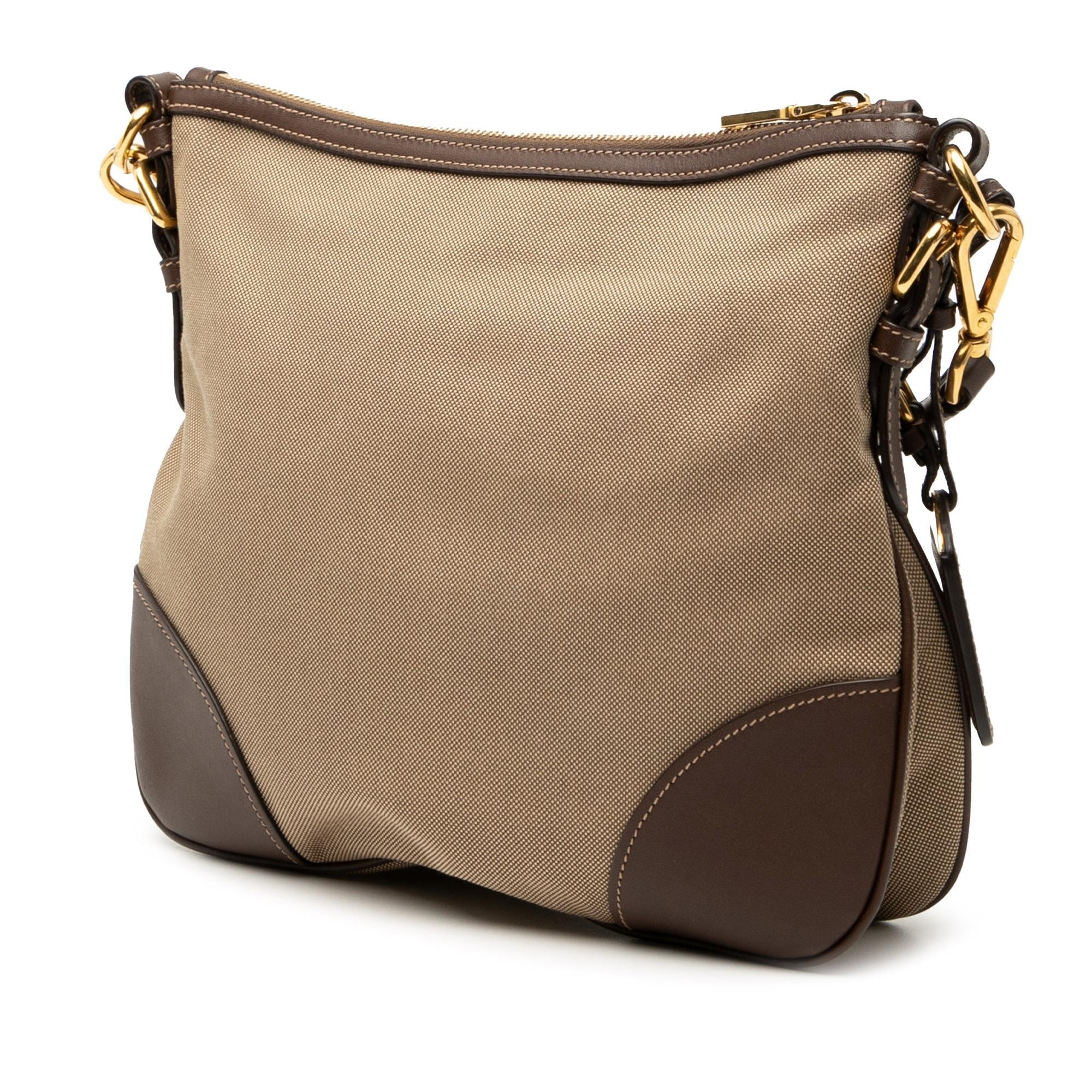 Prada Canvas Canapa Logo Crossbody