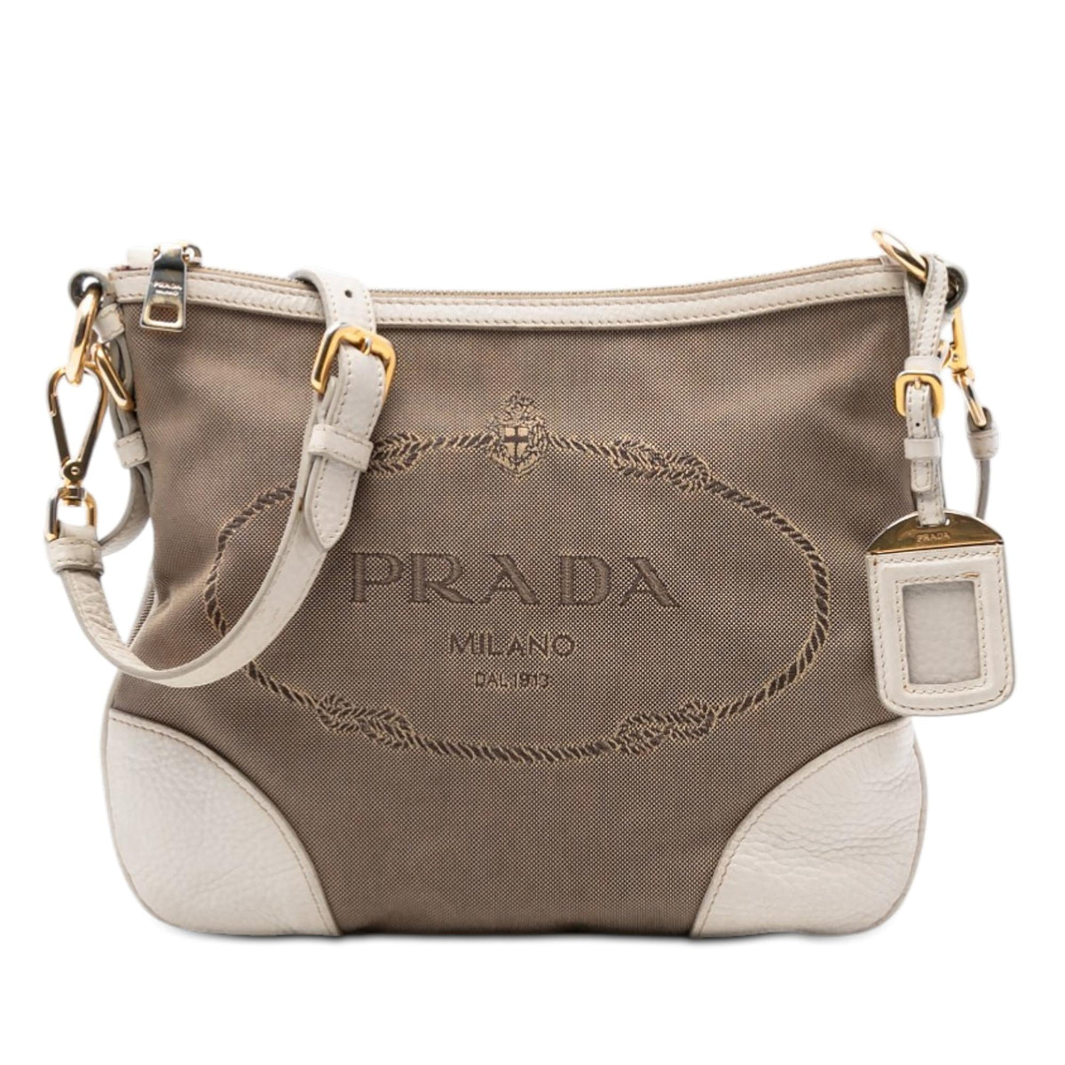 Prada Canvas Canapa Logo Crossbody