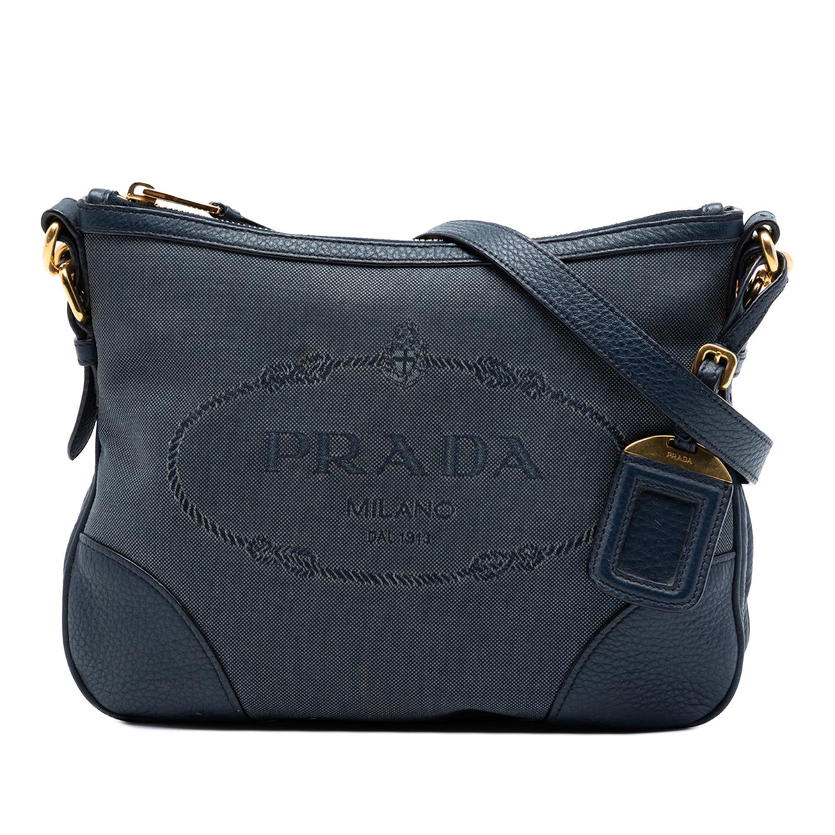 Prada Canvas Canapa Logo Crossbody
