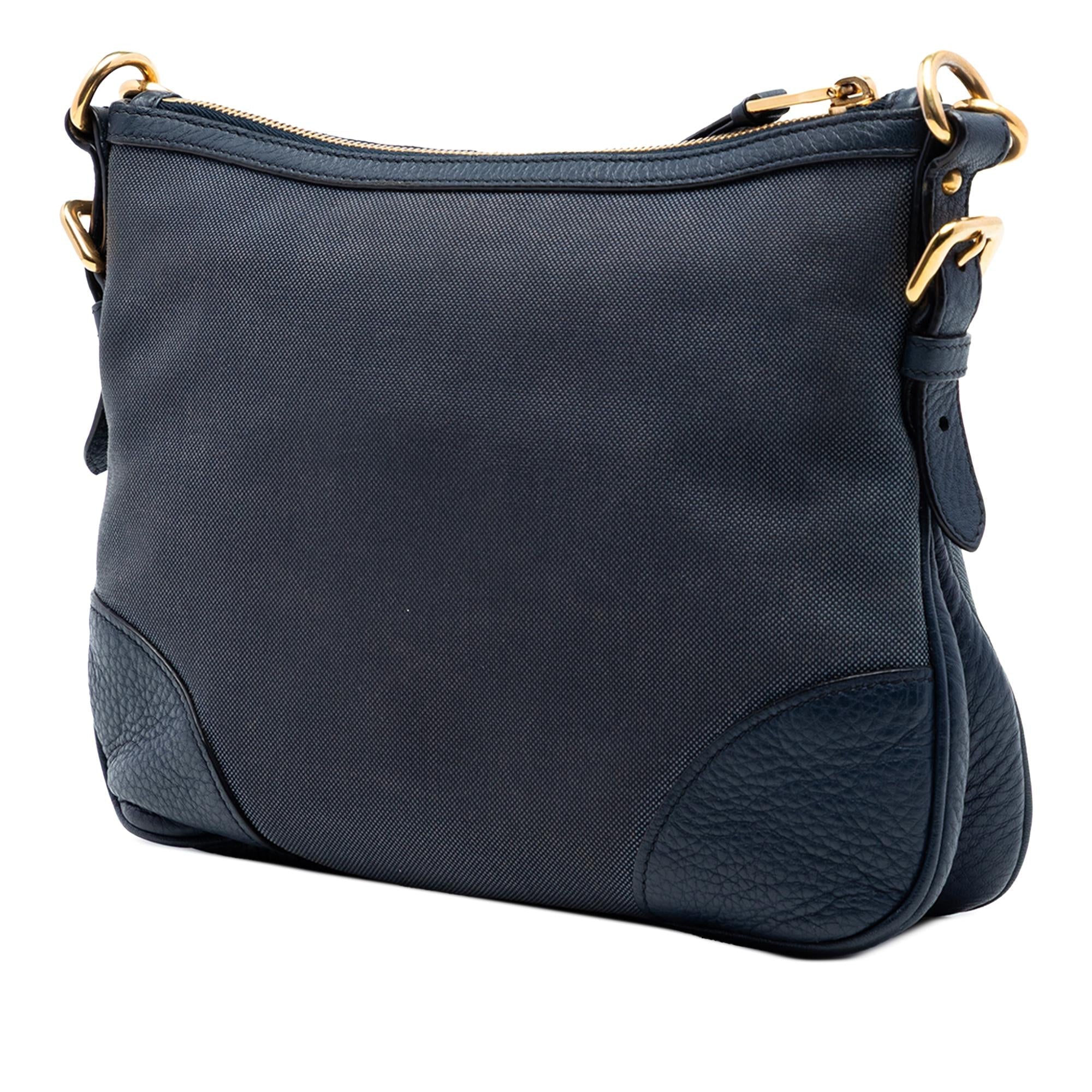 Prada Canvas Canapa Logo Crossbody