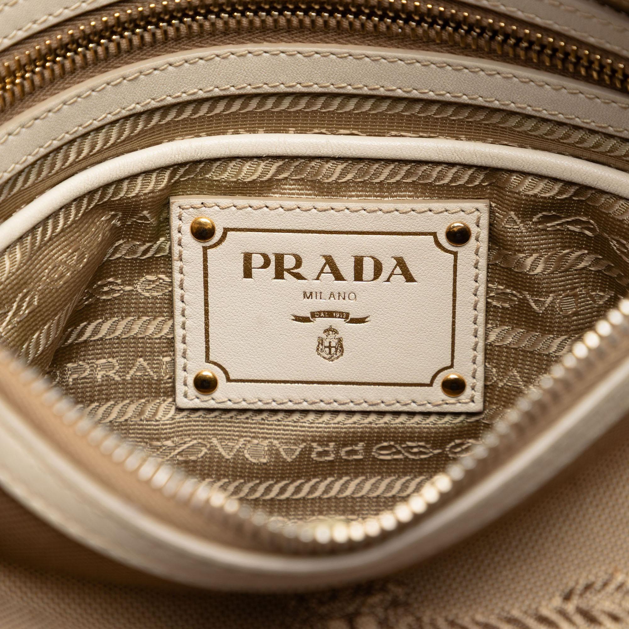 Prada Canvas Canapa Logo Crossbody