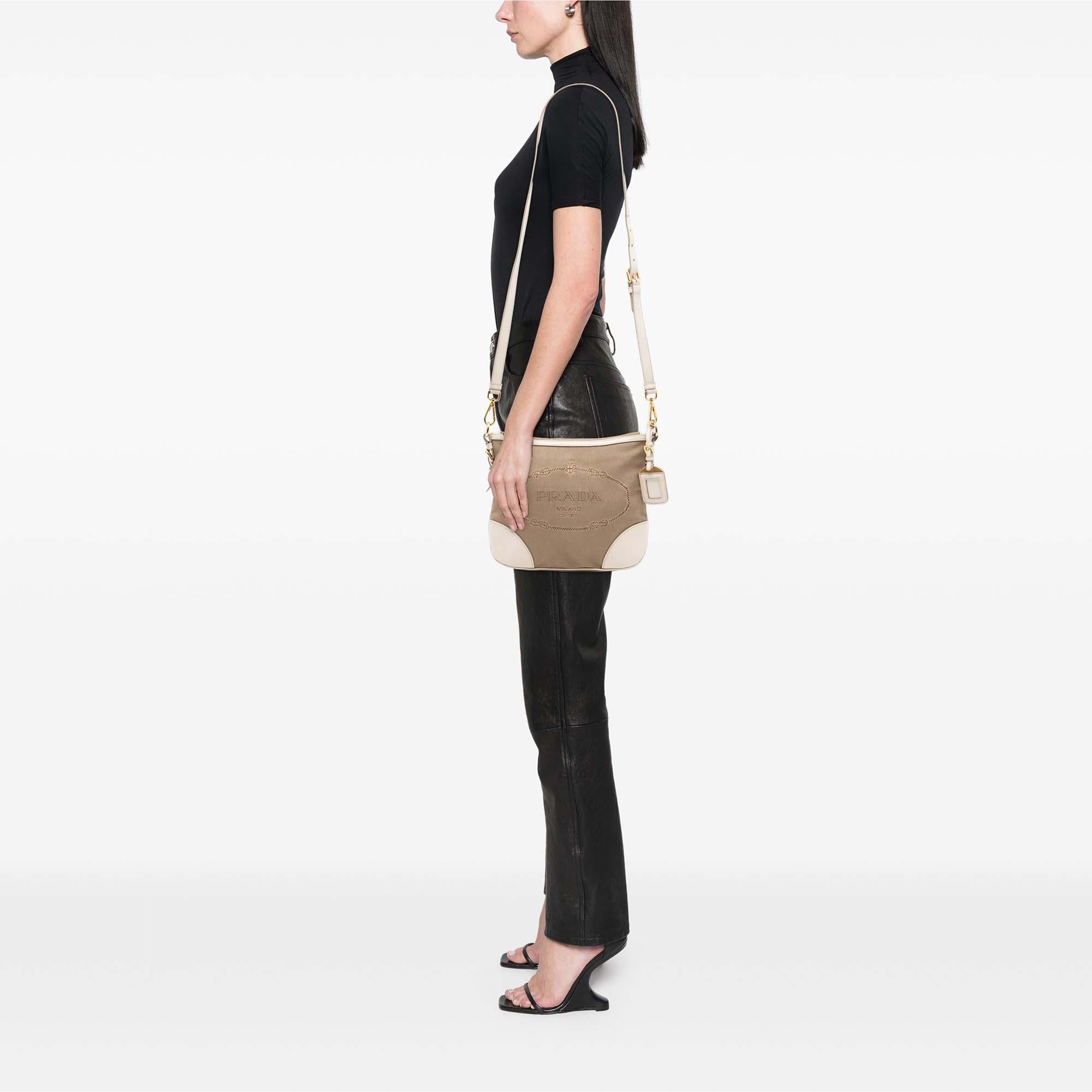 Prada Canvas Canapa Logo Crossbody