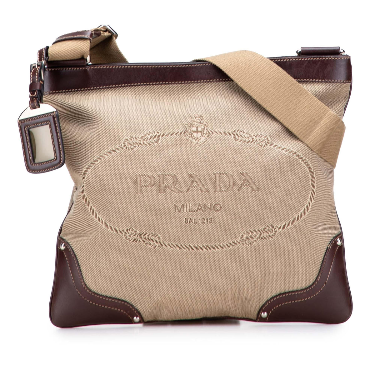 Prada Canvas Canapa Logo Crossbody