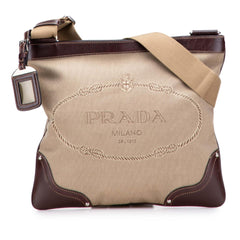 Prada Canvas Canapa Logo Crossbody