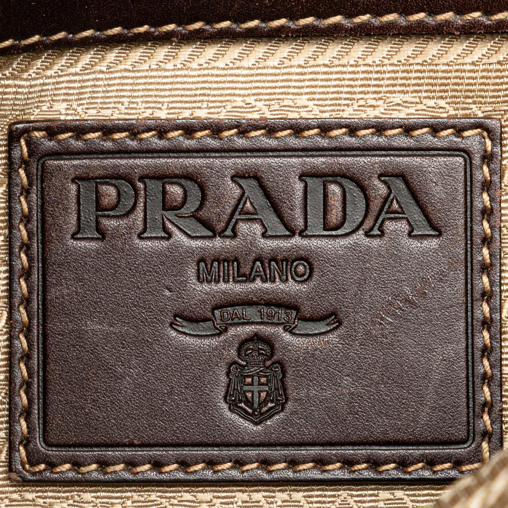 Prada Canvas Canapa Logo Crossbody