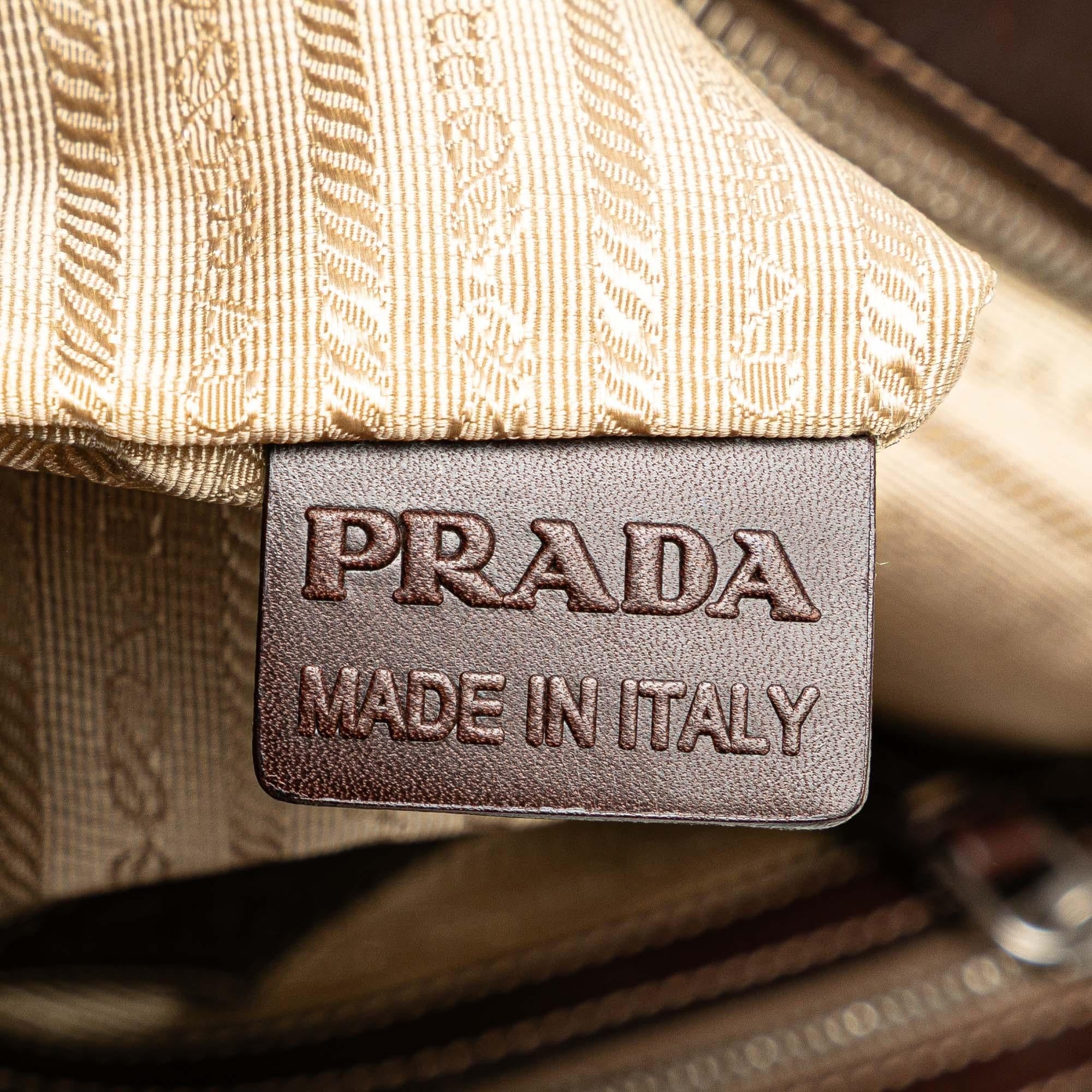 Prada Canvas Canapa Logo Crossbody
