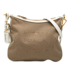 Prada Canvas Canapa Logo Crossbody