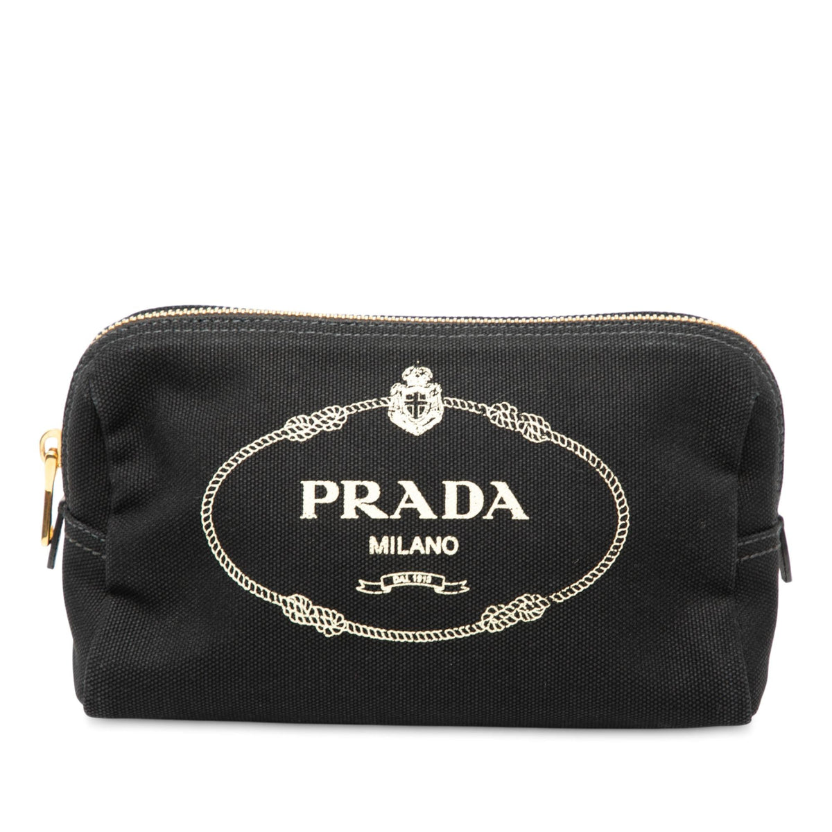 Prada Canvas Canapa Logo Pouch