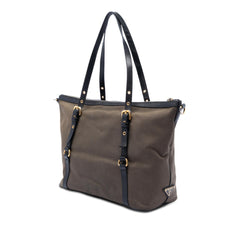 Prada Canvas Canapa Logo Satchel