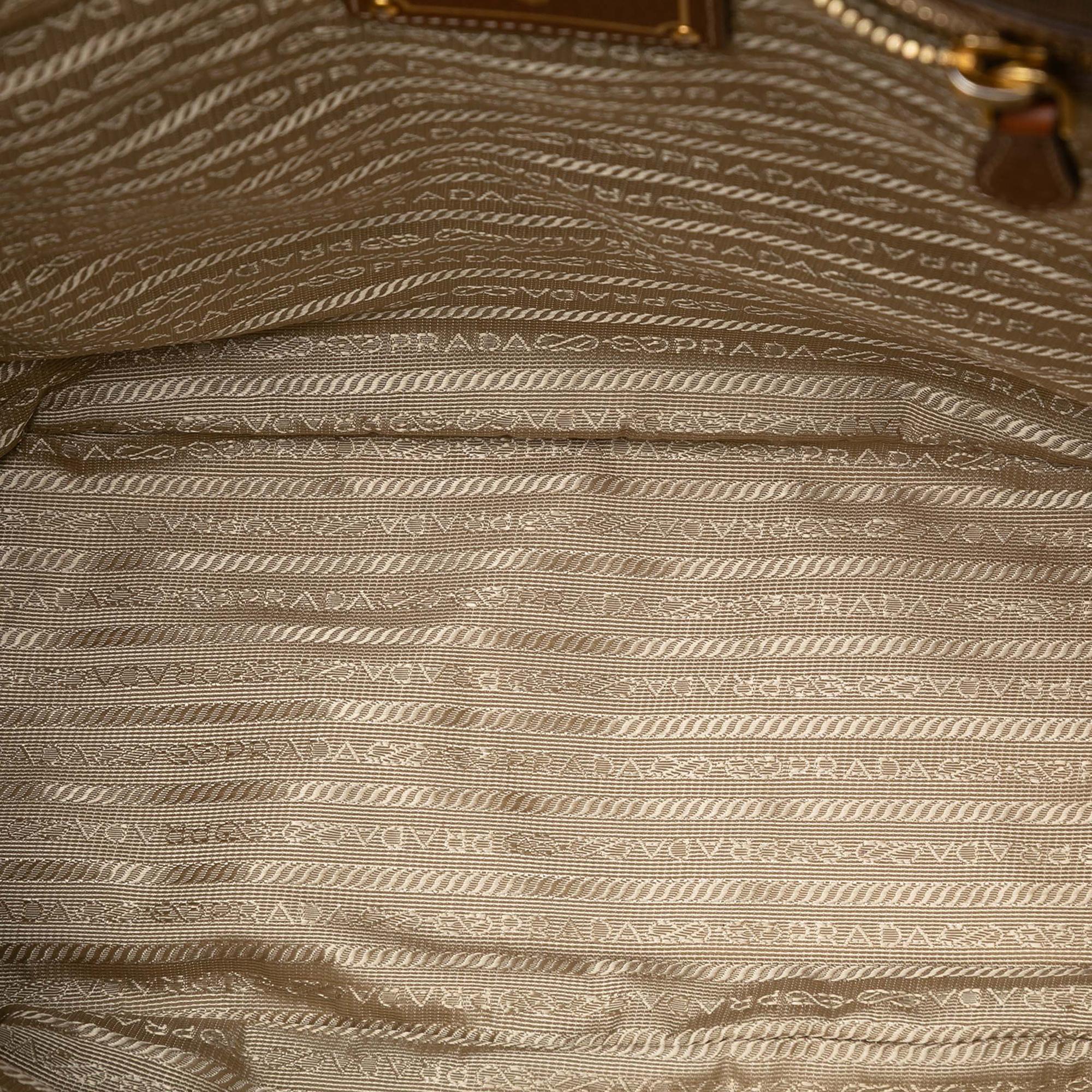 Prada Canvas Canapa Logo Satchel
