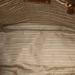 Prada Canvas Canapa Logo Satchel