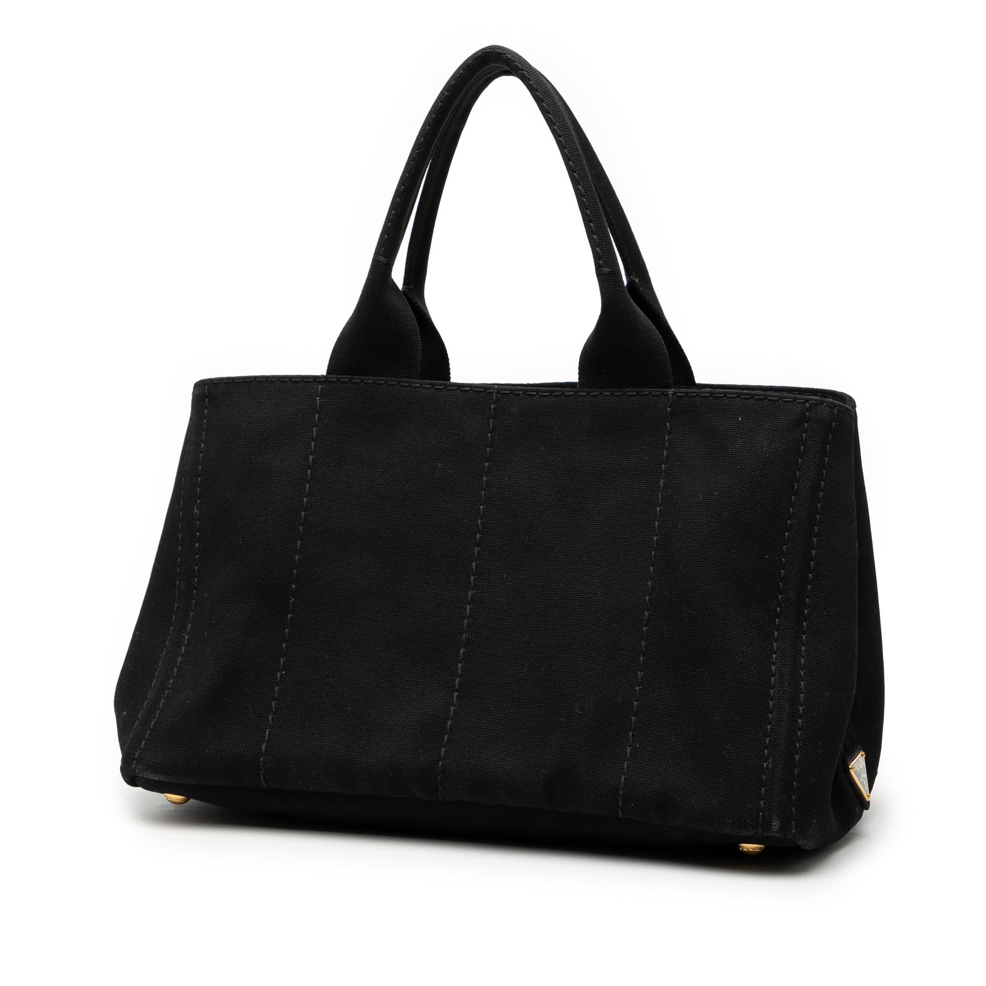 Prada Canvas Canapa Logo Satchel