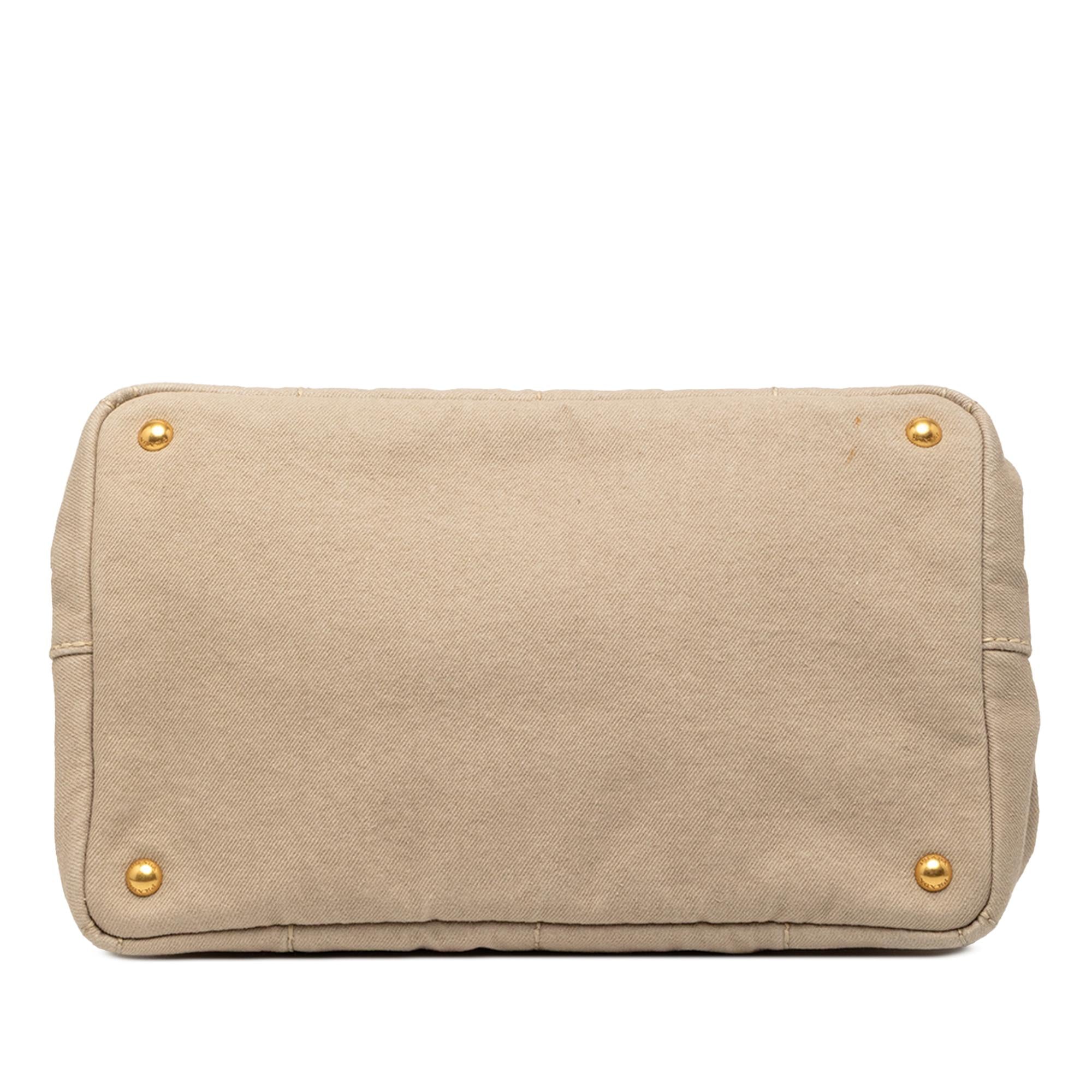 Prada Canvas Canapa Logo Satchel