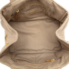 Prada Canvas Canapa Logo Satchel